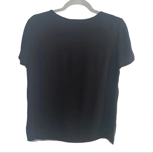 Diane Von Furstenberg 100% Silk Animal Print Short Sleeve Blouse - Picture 2 of 12